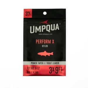 Umpqua Perform X Power Taper Leader 9ft 3pc Value Pack Vorfach- 2 X